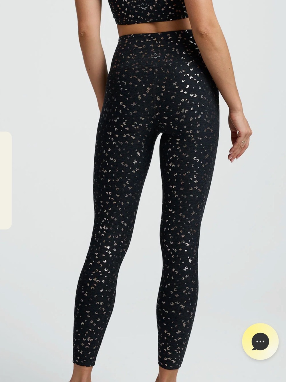 Beyond Yoga S navy Star Print Leggings